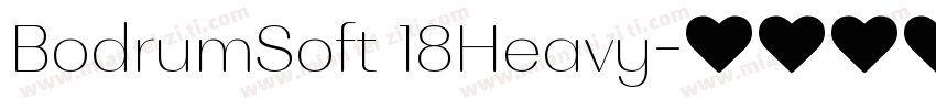 BodrumSoft 18Heavy字体转换